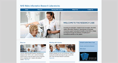 Desktop Screenshot of healthinformaticsresearchlabs.swansea.ac.uk